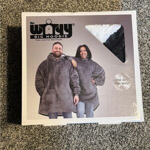 Wayy Big Hoodie Plush Lined Oversized Hoodie